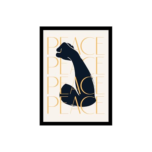 Image of BLINKART Trendy Abstract Wall Art Painting Print Design | Aesthetic Wall Decor Photo Artwork Frame Decoration Hanging For Home Bedroom Living Room Office Wall Decor | T068 | 13x10 Inches