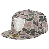 New Era Men's Las Vegas Raiders Geo Camo 59FIFTY Fitted Hat
