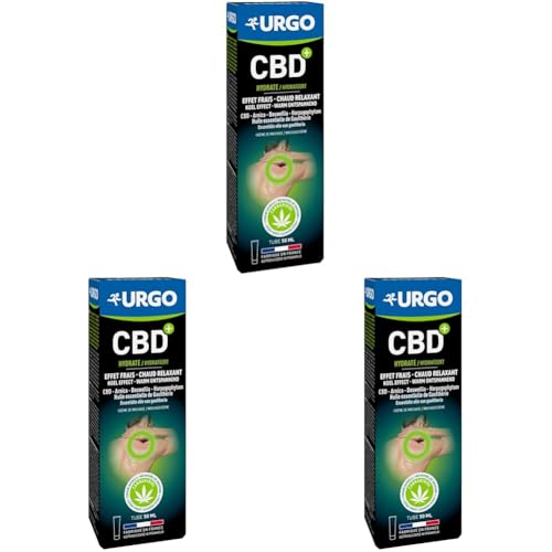 Urgo - Crème Hydratante CBD+ - Effet Chaud/Froid - Crème