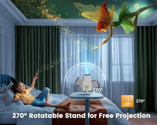 Image of TOPTRO Free Style Projector for Home 4K Support 720p Native HD Portable Projector (Free Style Mini)