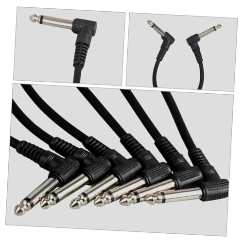 Câble audio patch de guitare 12pcs connecteur pédales effet accessoire