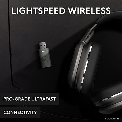 Image of Logitech Astro A30 Lightspeed Wireless Gaming Headset for PS5 - Bluetooth, 2.4Ghz, Built-In & Detachable Mic, USB-C, 3.5mm, for Playstation, Nintendo Switch, PC - The Mandalorian Edition