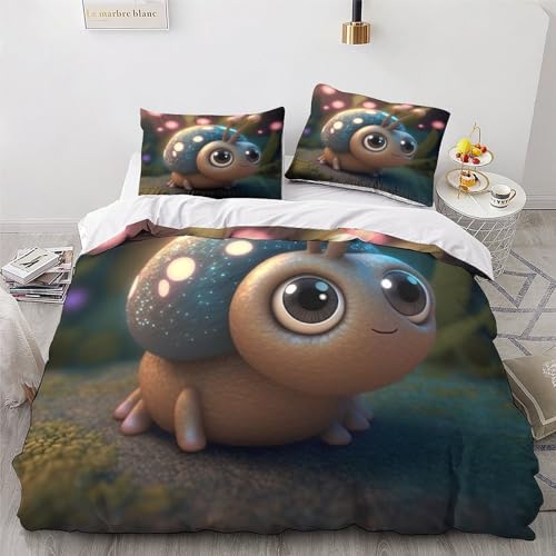 Parure de lit escargot en microfibre de qualité supérieure - 4
