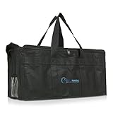 Simpli-Magic Insulated and Reusable Grocery or Food Delivery Bag, XL, Black