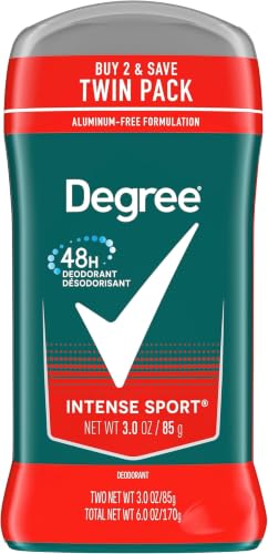 Image of Degree Original Protection Deodorant Intense Sport, 2 Count, 6 Ounce (Pack of 6)