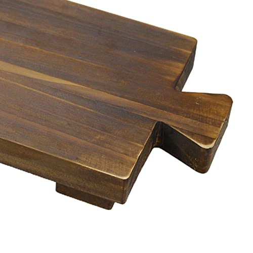 Generic Bandejas com pés de madeira Suporte de sabonete de madeira rústica Suporte de armazenamento