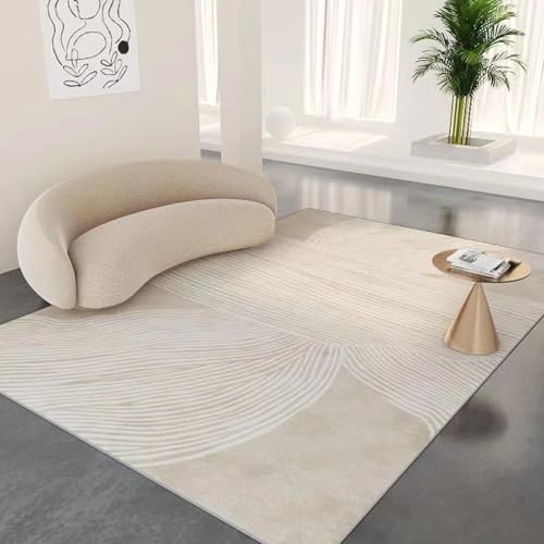 Tapis de salon doux non pelucheux pour une décoration saine et lavable