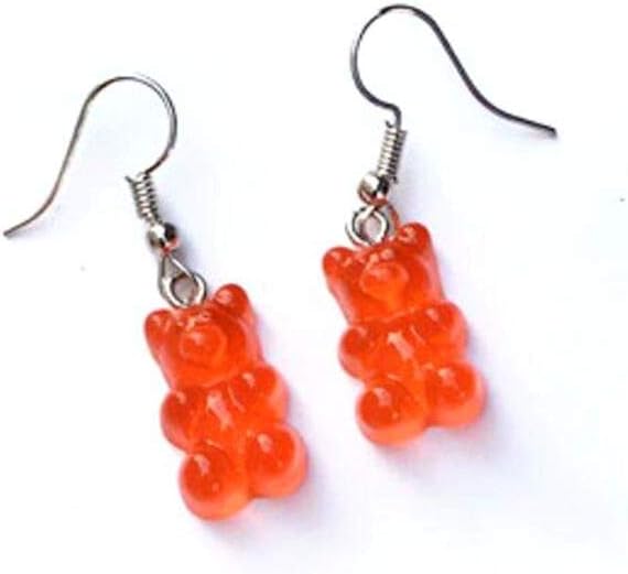 Tiande Creative Food Fruit Acrylic Big Drop Dangle Stud Earrings for Women