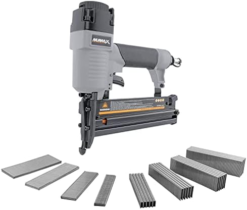 NuMax S2118GWN Pneumatic 2-in-1 18-Gauge Brad Nailer and Stapler with Fasteners (4000 count)