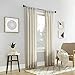 No. 918 Amalfi Linen Blend Textured Semi-Sheer Rod Pocket Curtain Panel, 54