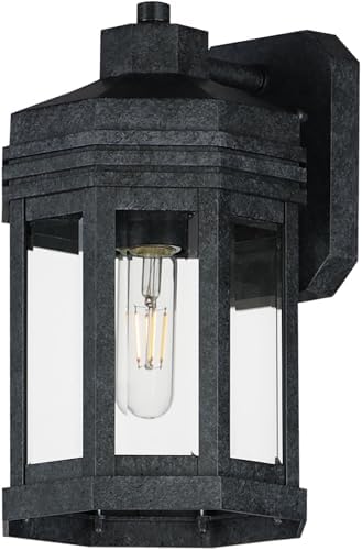 Maxim Lighting 30221CLBKP Wright - 1 Light Outdoor Wall Mount-12.25 Inch Tall and 7 Inch Wide