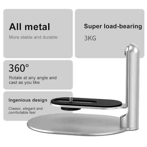 Soporte para proyector universal ajustable con tornillo de 6mm para mesa y pared 4