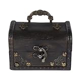 Valeur décorative : cette boîte de rangement sert également d’objet décoratif, ajoutant une touche vintage à n’importe quelle pièce. boîtes en bois décoratives, coffret de rangement en bois
