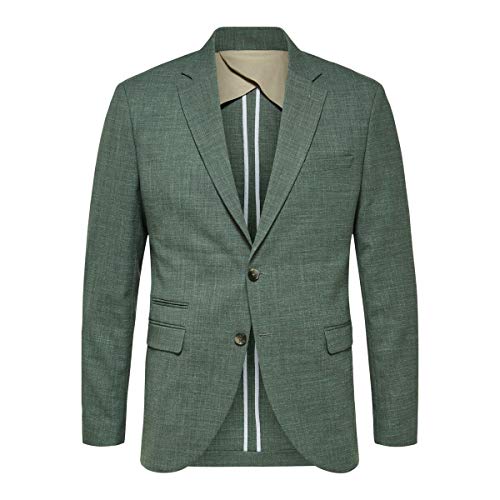Selected SLHSLIM-Oasis Light Green BLZ B Noos Blazer, Ombre, 56 Homme