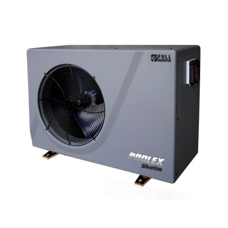 POOLEX Pompe à Chaleur PAC Silverline FI 200 TRIPHASÉ 80-110 m3
