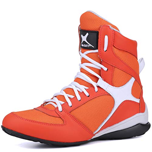 Bota Treino Fitness Mr.Gutt em Couro Laranja 41