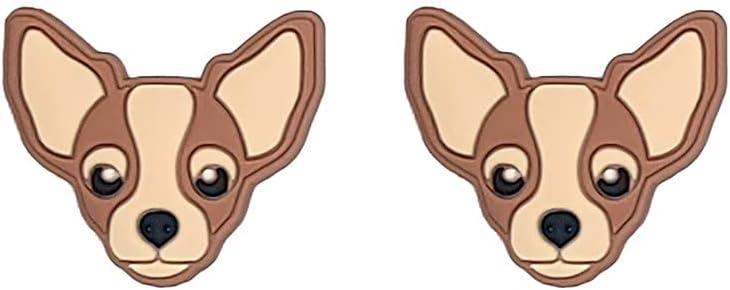 Miniatura 3 de Chihuahua - Juego de 4 pines para zapatos de perro y cachorro para zuecos, zapatos, sandalias, lentes y más, juego de 4 piezas Yazzle Dazzle