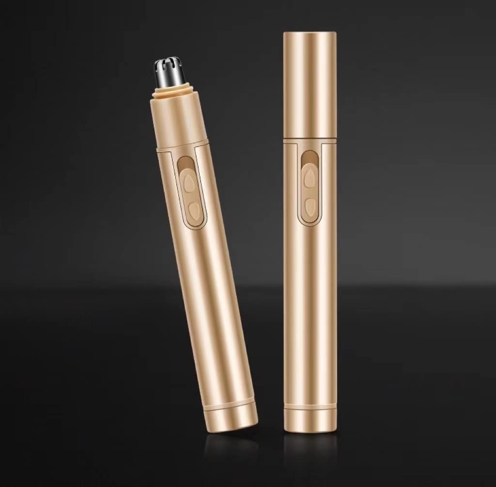 Rifinitore indolore for i peli del naso for uomini e donne, toelettatore elettrico a batteria, facile pulizia della superficie