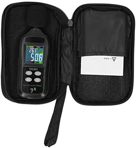 Decibel Meter, 35dB-135dB Handheld Sound Meter Digital Sound Level Meter Reader, LCD Display Noise Meter dB Meter Measuring