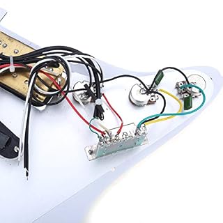 Musiclily 11 Trous SSH Loaded Strat Pickguard Pre-assemblé avec Micros Simple Bobinage Humbucker pour Guitare électrique… – Image 4