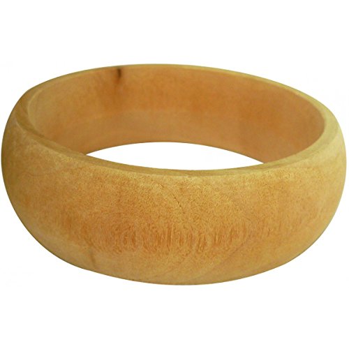 Armreif Holz Natur Ø 7cm Breite 2,5cm - Holzarmreif Rohling zum Basteln Bemalen Selbst-Gestalten Cover