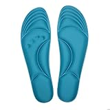 2 Pairs-Memory Foam Insoles Slow Rebound High Density 10mm Thickness for Plantar Fasciitis Pain...