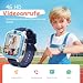 IOWODO Smartwatch Kinder mit GPS & 4G Telefonfunktion, 850mAh 7-Tage Akku, SOS-Notruf, Sprachanruf, 1,85 Zoll HD Touchscreen, IP68 Wasserdicht, Schulmodus, Geschenk für Jungen & Mädchen