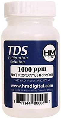 HM Digital C1000, TDS and EC Calibration Solutions, 1000ppm (Pack of 25 pcs)25