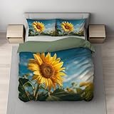 [Diseño y características] Esta colección de ropa de cama de primera calidad está estampada con tintes reactivos, lo que garantiza colores vivos y duraderos que no se desvanecen. Ya sea que prefieras el minimalismo moderno o la elegancia clásica, nuestro juego de tres piezas se adapta a los gustos más variados. Dispone de un cierre de cremallera oculto, práctico y fácil de usar, que facilita colocar el edredón dentro de la funda.