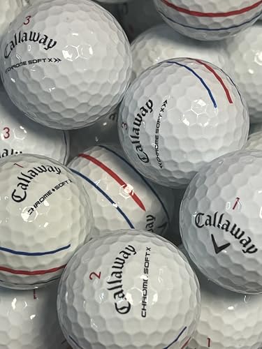 Golf Ball House…15 Chrome Soft X Golf Balls for Callaway/White/Near Mint (AAAA) / Used-Recycled w/Mesh Bag