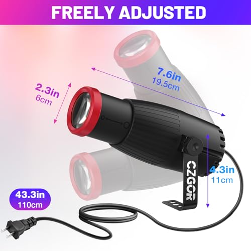 Pinspot lumière projecteur pour boule disco party club bar