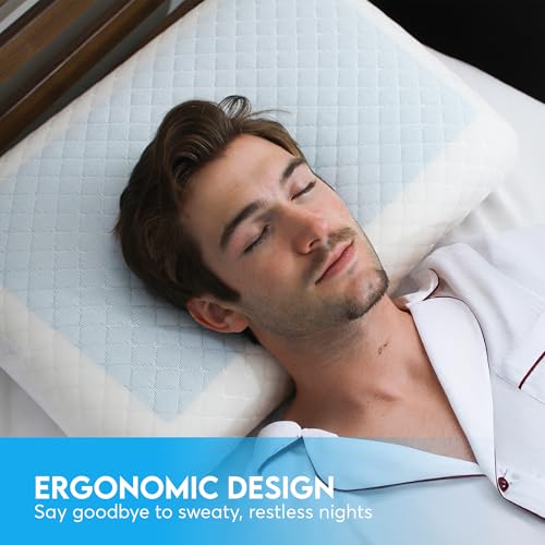 Almohada de Espuma Memory Foam 40.6x61 cm con Gel Frío miniatura 3