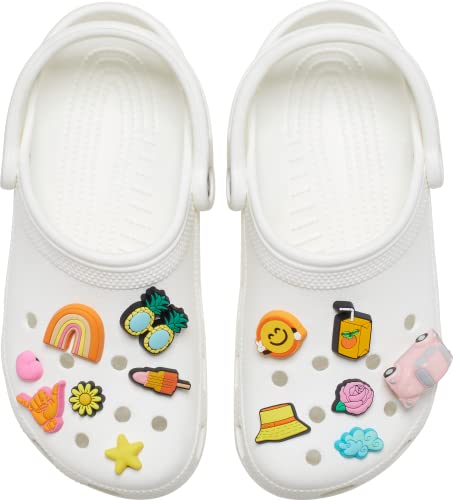 Image of Crocs Jibbitz 13-Pack Shoe Charms | Jibbitz, Pink and Yellow Summer, One Size