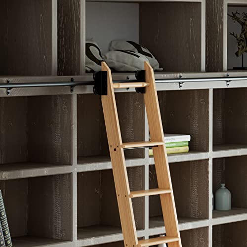 Kinmade 10 Ft Rolling Library Ladder Kit With Ladder Included thumb #3