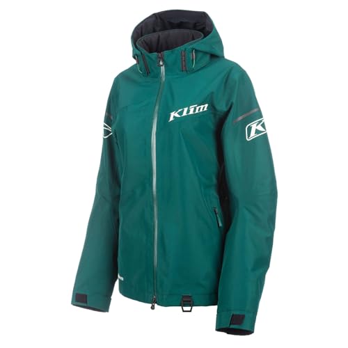 KLIM Women's Alpine Snowmobile Jacket Non-Insulated Gore-Tex - Medium - Rain Forest - Icicle