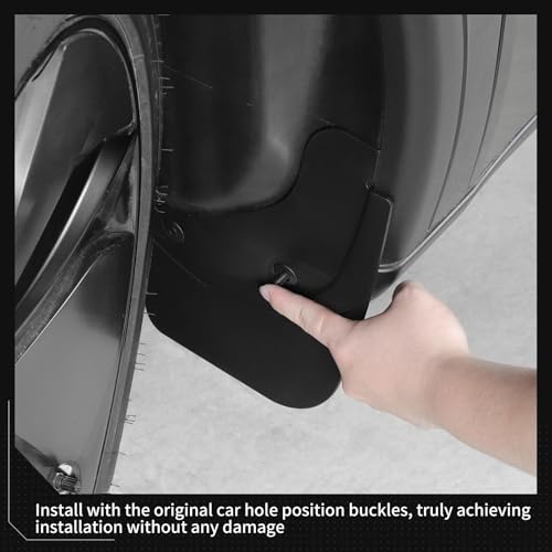 Garde-boue Tesla Model Y Juniper : bavette de protection et modification voiture - 5