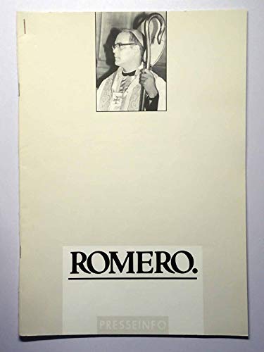 Bild: Romero - Raul Julia - Richard Jordan - Tony Plana - John Duigan - Presseheft f�r 12,00 EUR bei amazon.de