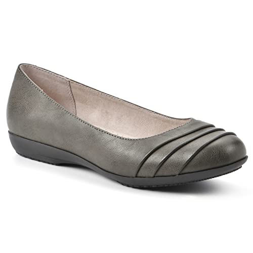 Image of Cliffs by White Mountain Women's Clara Cushioned Ballet Flat