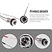 Ajxn 2 Pack T15 Car Turn Signal Lights Harness Pigtail Socket Replacement, Vehicle Brake Lights Wiring Harness, Universal Automotive Lighting Bulb Connector Accessories for Truck SUV Car (Grey)