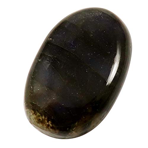 Labradorite bleue de 37 carats, véritable gemme naturelle Kl58 pour joaillerie haut de gamme