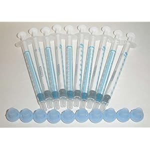 BAXA ExactaMed Oral Liquid Medication Syringe 1cc/1mL 10/PK Clear Medicine Dose Dispenser with Cap Exacta-Med Baxter Comar Latex Free