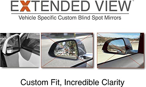 Nxtgen Automotive Blind Spot Mirrors- Compatible With Tesla Model Y Extended View #TOP5
