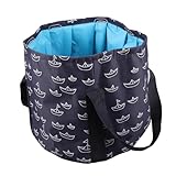 minkissy Faltbare Fußwanne Wasserdichter Fußsoaker Mit Massagefunktion Tragbar Für Camping Reisen Und Zuhause Platzsparend Und Multifunktional