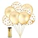 Produktbild Parsion 30 Stück 12 Zoll Gold Konfetti Ballon Premium Latex Glitter Ballons für Hochzeit und Geburtstag Party Dekorationen,Graduierung,Vorschlag, Hochzeiten, Geburtstage, Valentinstag (Gold)