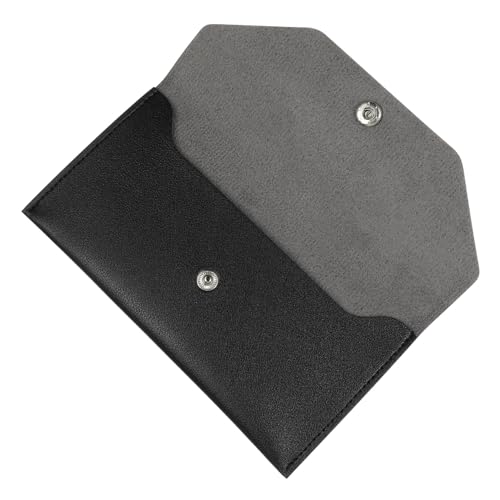 Leather Women Purse Cash Envelope Wallet Capacity Money Binder Stylish and Practical for Occasions