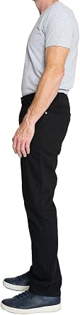 FULL BLUE 5 Pocket Stretch Twill Pants, Regular Fit, Straight Legs