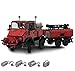 Produktbild Technik LKW Feuerwehrauto Bausatz, 3825 Teile Klemmbausteine Technik U411 Feuerwehrauto mit Anhänger mit 7 Motoren und Fernbedienung Modell