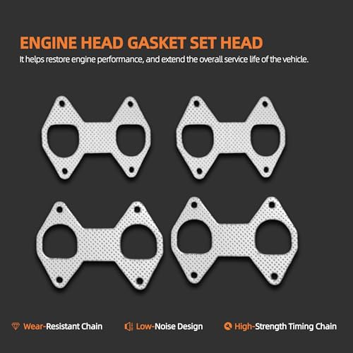 Image of Engine Cylinder MLS Head Gasket Set, HS26306PT-2 HS54400A, Fits for Ford F150 F250 F350 Expedition, Fits for Lincoln Navigator /Mark Lt, 2004-2006, HGS4174, 5.4L 24V SOHC