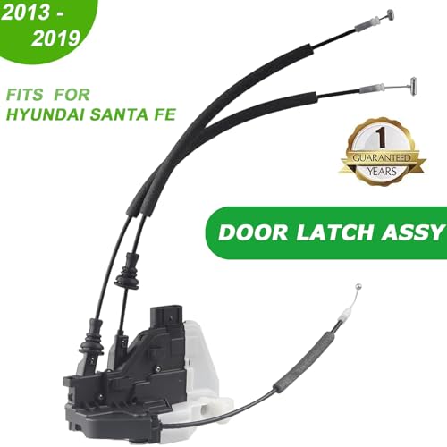Image of Driver Side Power Door Lock Actuator Compatible with Hyundai Santa Fe 2013-2019 Replacement Front Left Door Lock Lacth Assembly 81310-2W010