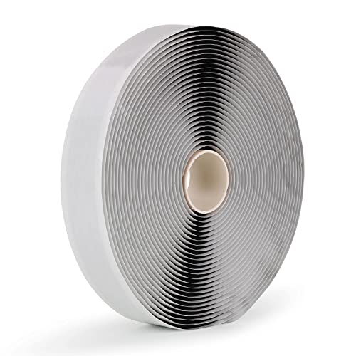 LLPT Butyl Tape 1 Inch x 33 Feet Black 1 Pack Leak Proof Waterproof Seal